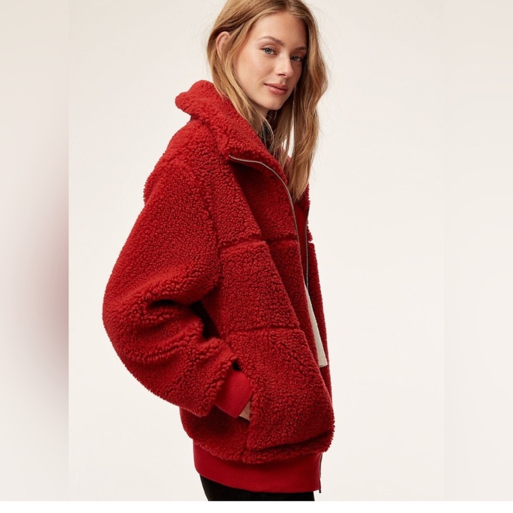 Aritzia Wilfred Teddy Jacket